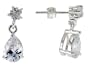 Sterling Silver / Cubic Zirconia Dangle Earrings