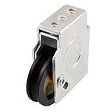 uxcell 戸車　ウィンドウプーリーウェイト 43 x 12mm メタル PU ハードウェア部品 ワードローブクローゼット