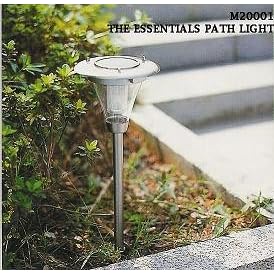 Unique Arts Essential Stainless Steel Solar-Powered Path Lights