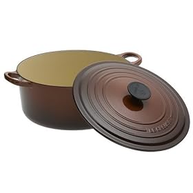 Le Creuset Enameled Cast-Iron 5-1 2-Quart Round French Oven, Chestnut by Le Creuset