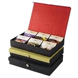Mighty Leaf Black Abaca Tea Box Box