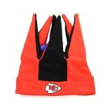NFL Kansas City Chiefs Jester Beanie Hat Cap Size Youth