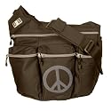 Diaper Dude Peace Diaper Bag - Black