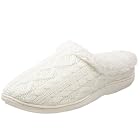 Dearfoams Cable Sweater Knit Clog