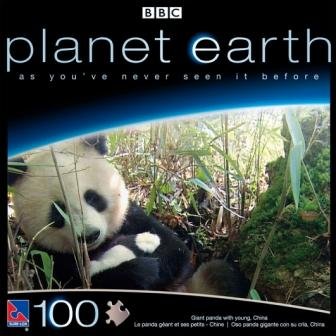 Small World Express - Planet Earth 100pc Puzzles - Panda Bear
