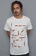 Freshjive The Dirty Tee in Off White,T-shirts for Men