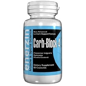 Carb-Block-4 - 60 Capsules Carb Blocker with Hoodia Gordonii Atkins Weight Loss Diet Pills
