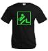 T-Shirt Volleyball-Piktogramm-3XL-Black-Neongreen
