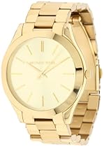Hot Sale Michael Kors Women's MK3179 Runway Gold Watch