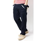 4color ダッフルパンツ ストライプ カーゴパンツ チノパンツ ガーデニングパンツ マリン系パンツ
