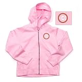 Chicago Cubs MLB Girls Lucky Full Zip Hooded Jacket (Pink)