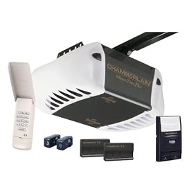 Click here to buy Chamberlain 3 4 Horse Power Battery Backup Premium Whisper Drive Garage Door Opener... by Chamberlain.