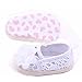 M2cbridge Baby Girl's Bow Dress Shoe Infant Toddler Pre-walker Crib Shoe (6-12 Months, White knit)