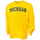 Nike Michigan Wolverines Maize College Classic Long Sleeve T-shirt