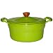 Lafont 5 1/2-Quart Round French Oven, Apple Green
