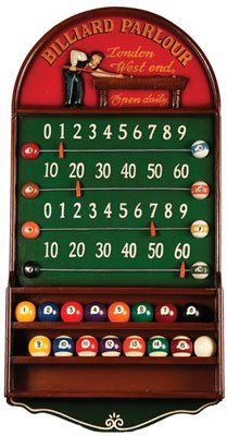 Billiard Parlour Scoreboard And Ball Holder