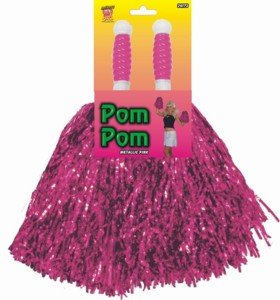 Childrens Toyshop  Toys : POM POM, METALLIC,Per Pair,PINK,