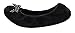 MIXIN Women's Foldable Coral Fleece Ballerina Ballet Slip-on Flats Slippers Black US7