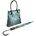 Galleria Hautman Brothers Hummingbirds Stick Umbrella and Tote Bag Set