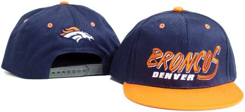 Officially licensed NFL Denver Broncos Snapback Flat billed baseball hat