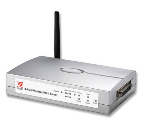 Encore ENPSWI-2012 3-Port Wireless Print Server