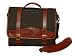 NCAA Embossed Leather Computer Briefcase - Elk Valley