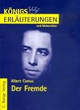 K�nigs Erl�uterungen und Materialien, Bd.61, Der Fremde - Albert Camus