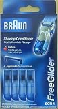 Braun SCR4 FreeGlider Shaving Conditioner Refills - pack of 4