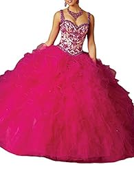 Crystal Crystals Corset   Waistline Spaghetti Strap Homecoming Dress/Quinceanera Dress 