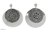 Sterling silver dangle earrings, 'Dancing Star'
