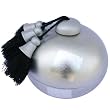 Hand-painted Spherical Decorative Jewelry / Gift Box With Silver Leaf (Thailand)
