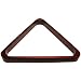 Deluxe Wood Pool Ball Triangle, Mahogany