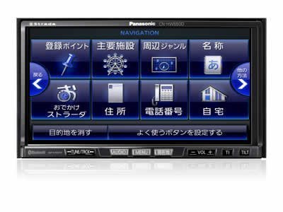 パナソニック HDDナビ インダッシュ7型ワイドVGA 2DIN一体型 地デジ/DVD/CD/bluetooth内臓  CN-HW880D