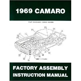 1969 CHEVROLET CAMARO Assembly Manual Book Rebuild