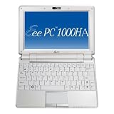 ASUS Eee PC 1000HA 10-Inch Netbook (1.6 GHz Intel ATOM N270 Processor, 1 GB RAM, 160 GB Hard Drive, 10 GB Eee Storage, XP Home, 6 Cell Battery) Pearl White