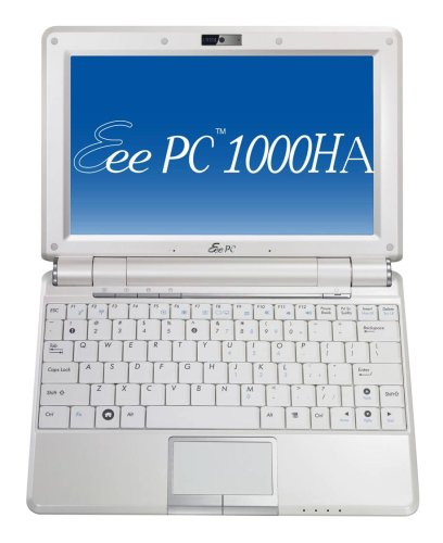 ASUS Eee PC 1000HA 10-Inch Netbook (1.6 GHz Intel ATOM N270 Processor, 1 GB RAM, 160 GB Hard Drive, XP Home, 6 Cell Battery) Pearl White