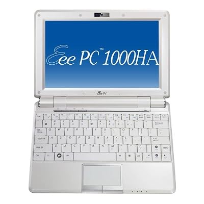 ASUS Eee PC 1000HA Pearl White ASUS Eee PC 1000HA 10-Inch Netbook (1.6 GHz Intel ATOM N270 Processor, 1 GB RAM, 160 GB Hard Drive) Pearl White