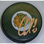 Corey Crawford Autographed Puck - w COA - Autographed NHL Pucks