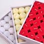 10 Hour White Unscented Votive Candles Set of 24