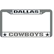 Dallas Cowboys NFL Chrome License Plate Frame Dallas Cowboys NFL Chrome License Plate Frame