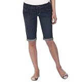 Juniors  Mossimo Supply Co. Porkchop Pocket Denim Bermuda Shorts - Dark Wash
