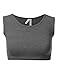 J.TOMSON Women's Sleeveless Round Neck Crop Top