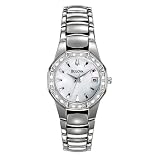 Bulova Ladies Diamond Accented Calendar Watch #96R102 by Bulova