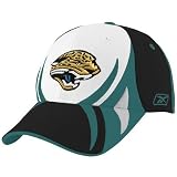 Reebok Jacksonville Jaguars White Colorblock Adjustable Hat