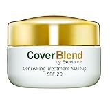 CoverBlend by Exuviance Concealing Treatment Makeup SPF 20, True Mahogany .5 oz