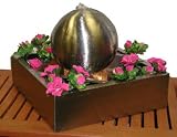 Stainless Steel Triangle Table Top Fountain-with Regular Pump