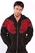 Doctrine Apparel Evil Twin Hoodie Embroidered Skulls over 500 Metal Studs Medium - XX...