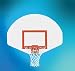 Ruff Play Fan-Shaped Steel Backboard - Rear Mount