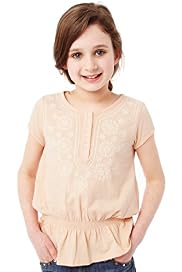 Pure Cotton Floral Embroidered Top