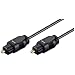 Wentronic Toslinkkabel auf Toslinkstecker 2,2 mm, 0,5 m